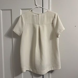 Madewell Women’s blouse 100% polyester in white/ivory